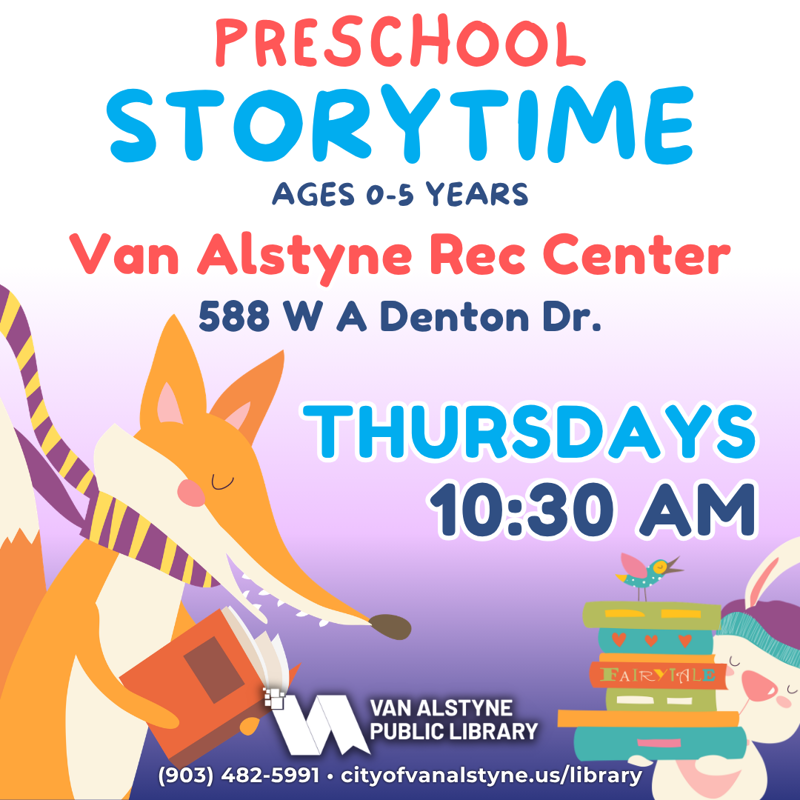 Preschool Storytime