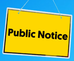 October 11, 2022 City Council Public Hearing Notices