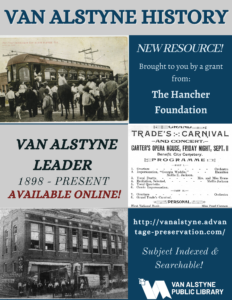 Check out our Van Alstyne Leader Archives from 1898 to present